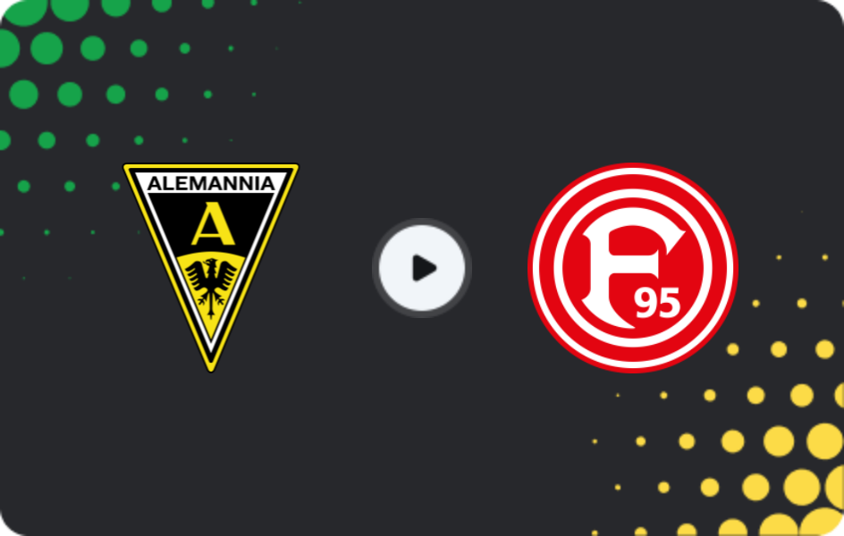 Where to watch Alemannia Aachen U19 — Fortuna Düsseldorf U19, U19 Bundesliga, 17.05.2026