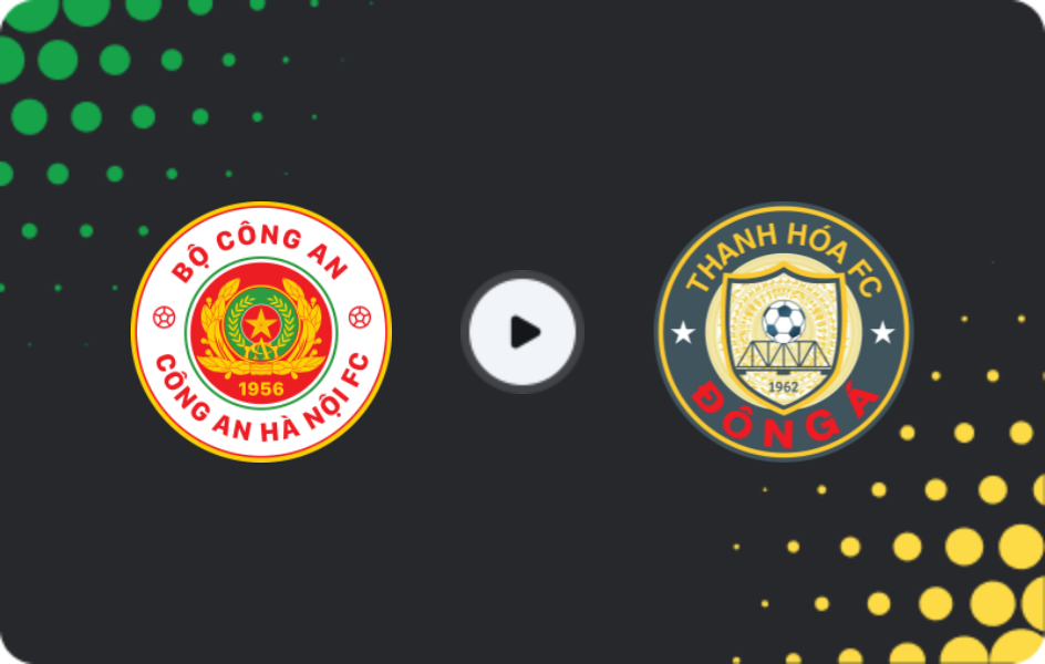Where to watch Công An Hà Nội — Thanh Hóa, V-League 1, 17.05.2026