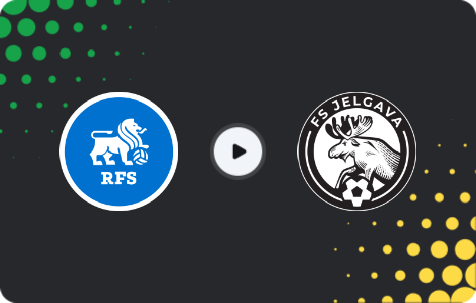 Where to watch RFS — FS Jelgava, Virsliga, 21.05.2026