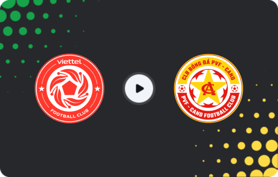 Where to watch Viettel — PVF-Công An Nhân Dân, V-League 1, 22.05.2026