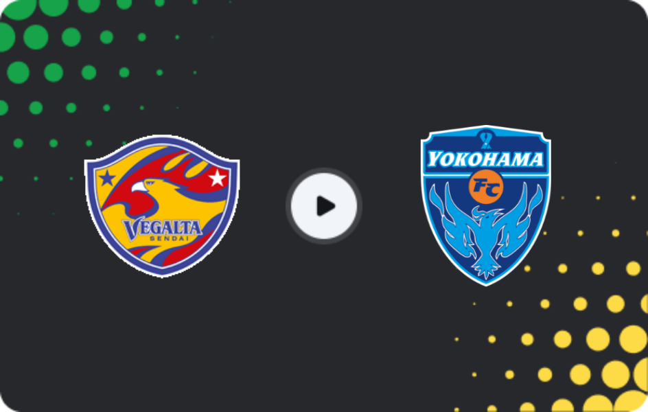 Where to watch Vegalta Sendai — Yokohama FC, J2 League, 23.05.2026