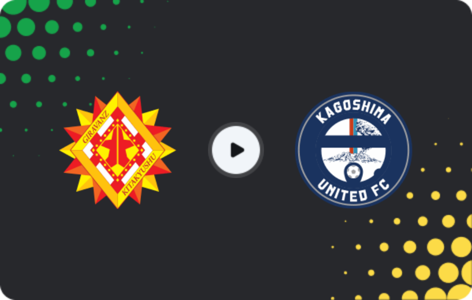 Where to watch Kitakyushu — Kagoshima United, J2 League, 24.05.2026