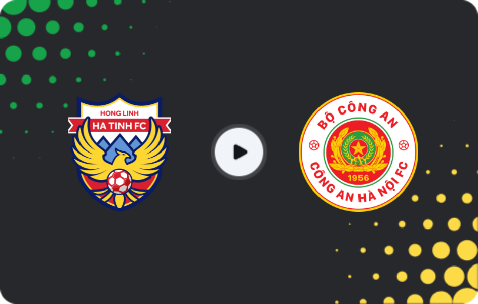 Where to watch Hồng Lĩnh Hà Tĩnh — Công An Hà Nội, V-League 1, 24.05.2026