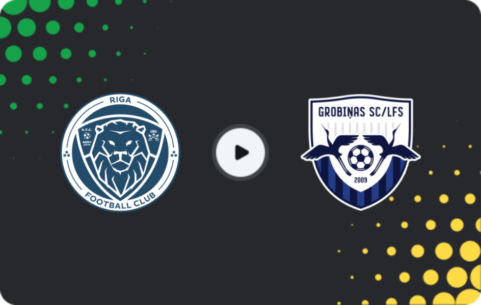 Where to watch Riga — Grobiņa, Virsliga, 29.05.2026