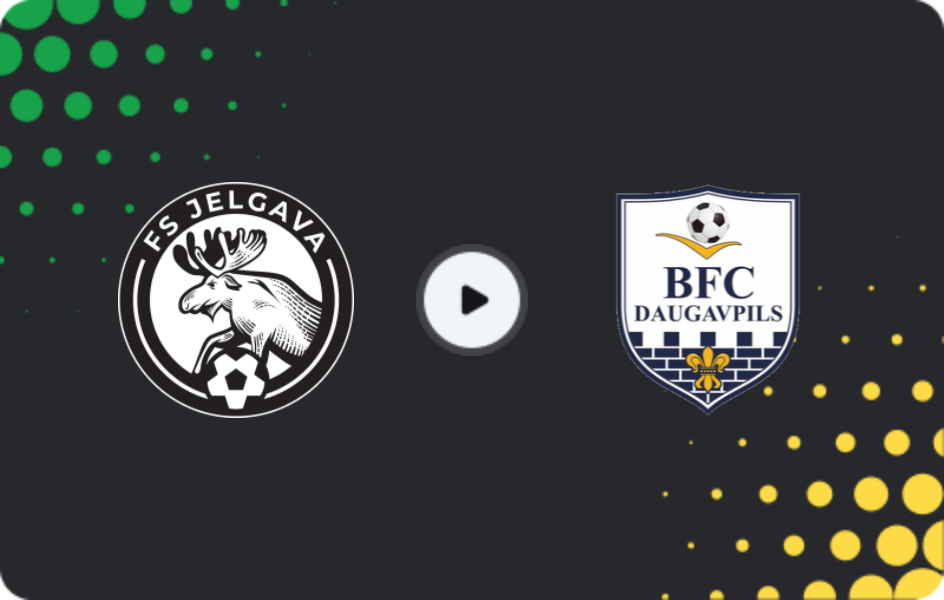 Where to watch FS Jelgava — Daugavpils, Virsliga, 31.05.2026