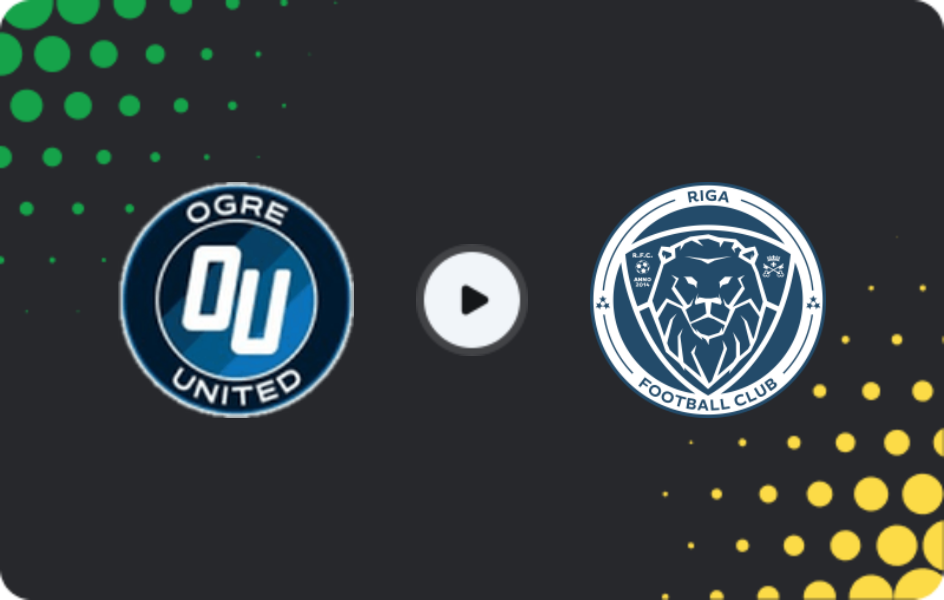 Where to watch Ogre United — Riga, Virsliga, 13.06.2026