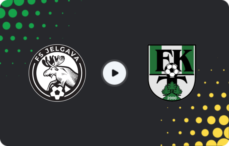 Where to watch FS Jelgava — Tukums, Virsliga, 21.06.2026