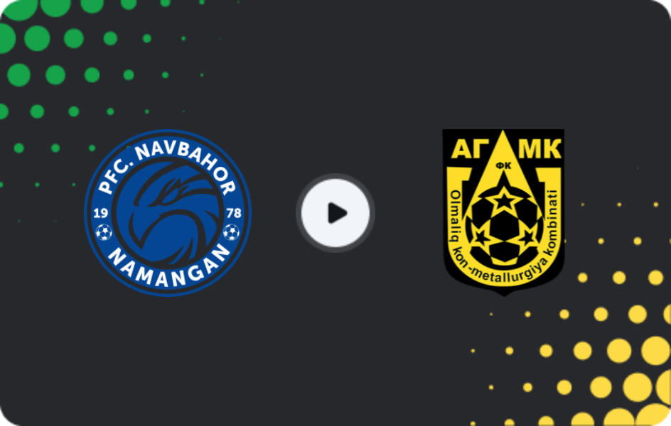 Where to watch Navbahor — Olmaliq, Super League, 20.07.2026