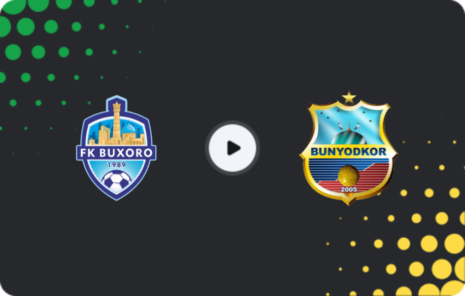 Where to watch Buxoro — Bunyodkor, Super League, 25.07.2026