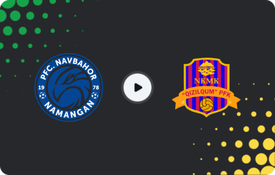 Where to watch Navbahor — Qizilqum, Super League, 25.07.2026