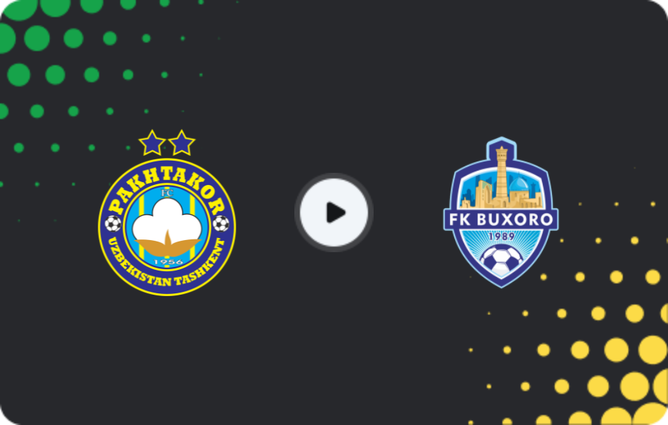 Where to watch Pakhtakor — Buxoro, Super League, 09.08.2026