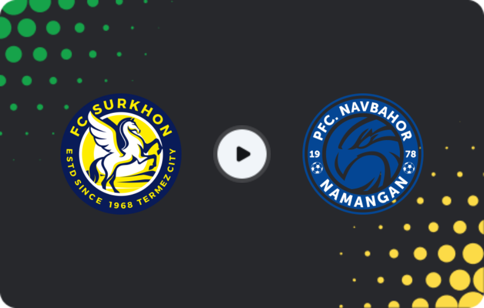 Where to watch Surkhon — Navbahor, Super League, 09.08.2026