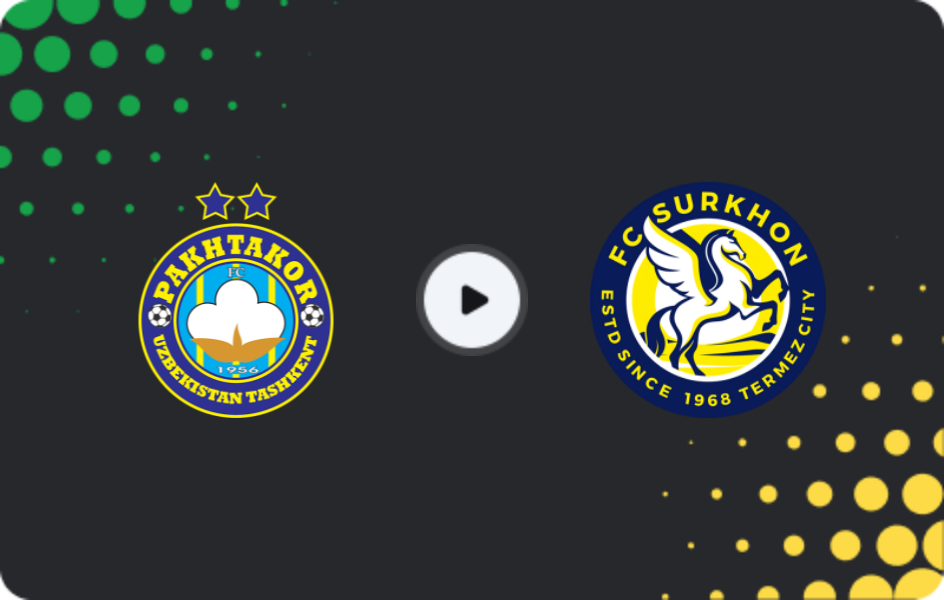Where to watch Pakhtakor — Surkhon, Super League, 19.08.2026