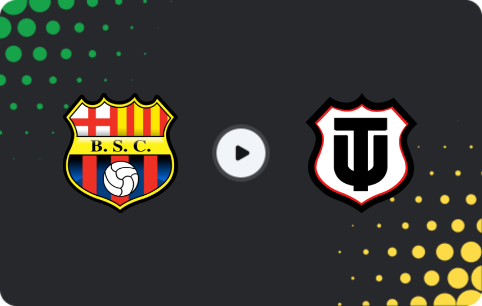 Where to watch Barcelona SC — Tecnico Universitario, Liga Pro, 22.02.2026