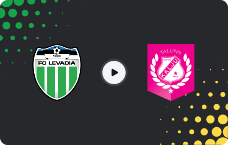 Where to watch FCI Levadia II — Nõmme Kalju II, Esiliiga A, 07.03.2026