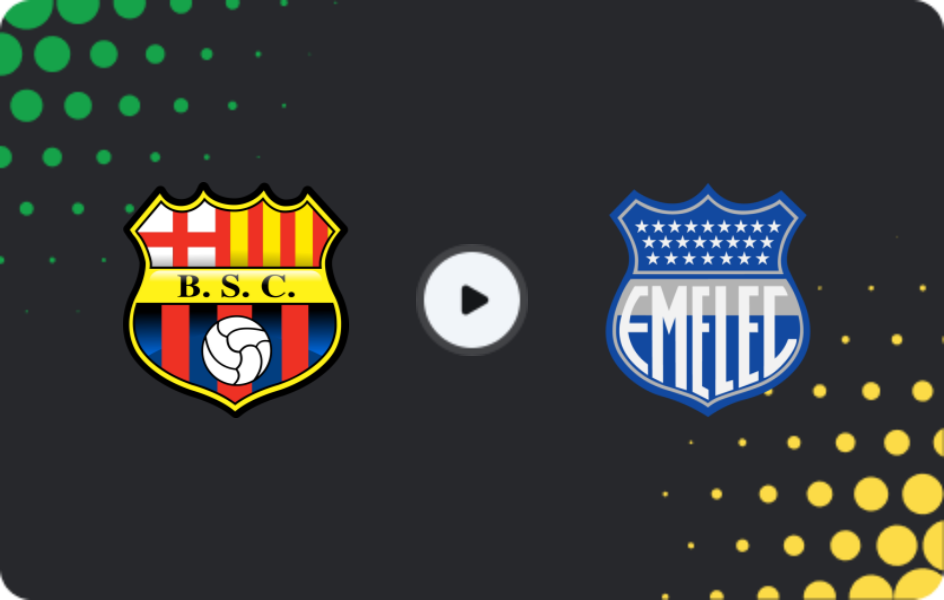 Where to watch Barcelona SC — Emelec, Liga Pro, 08.03.2026