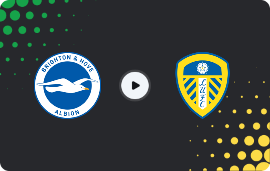 Де дивитися Брайтон - Лідс, Прем’єр-ліга, 01.11.2025