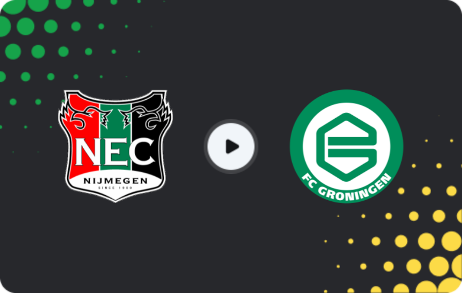 Де дивитися НЕК Неймеген - Гронінген, Ередивізі, 09.11.2025