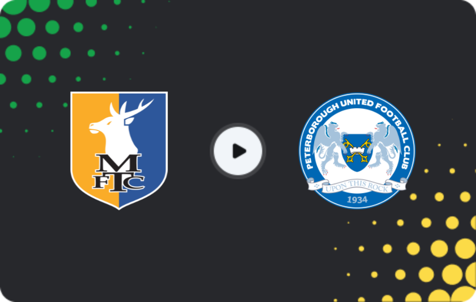 Де дивитися Менсфілд Таун - Пітерборо, Ліга Один, 15.11.2025