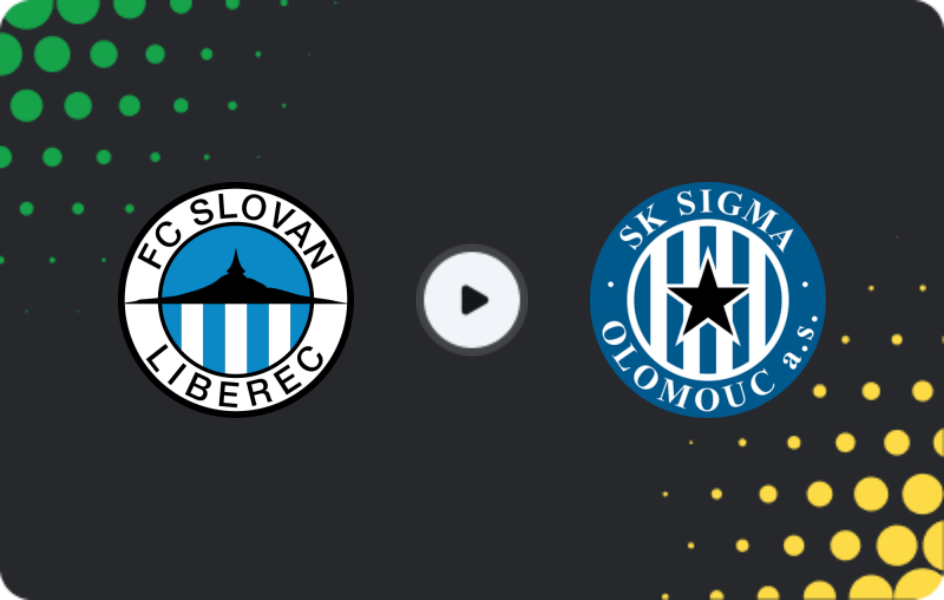 Де дивитися Слован Ліберець - Сігма Оломоуц, Перша Ліга, 30.11.2025
