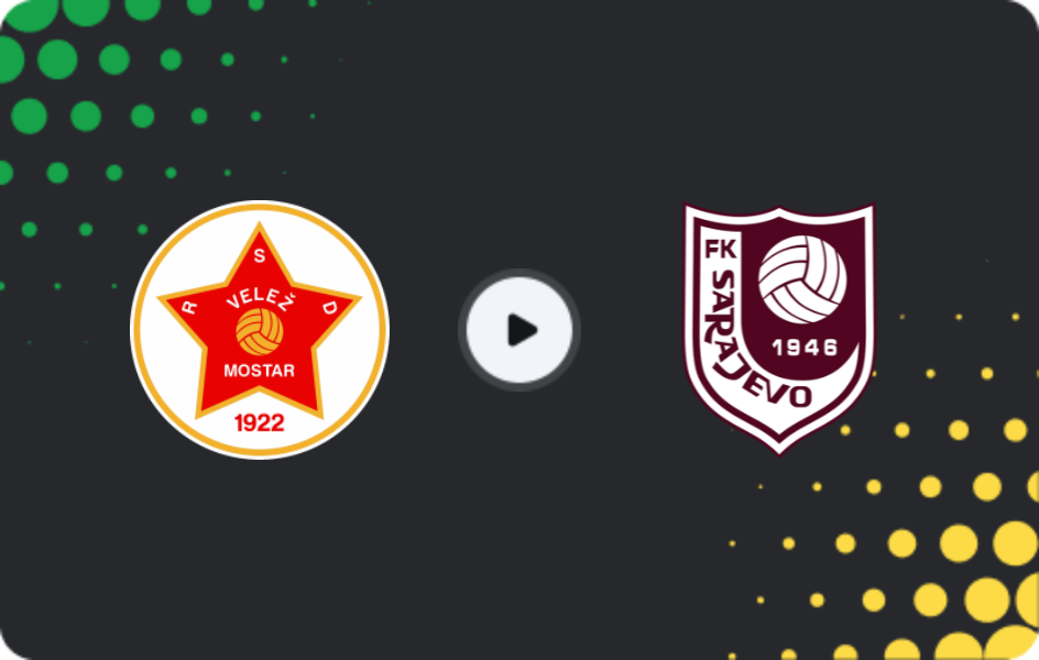 Де дивитися Вележ - Сараєво, Прем'єр-ліга, 03.12.2025