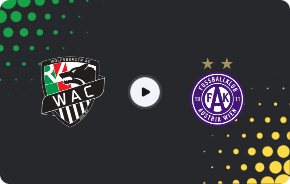 Де дивитися Вольфсбергер - Аустрія Відень, Бундесліга, 07.12.2025