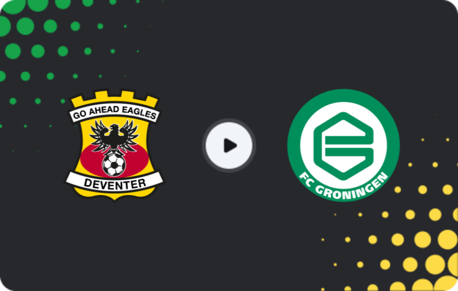 Де дивитися Гоу Ехед Іглз - Гронінген, Ередивізі, 21.12.2025