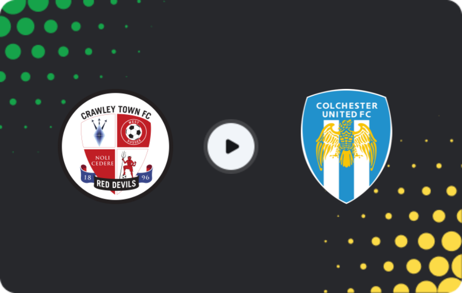 Де дивитися Кроулі Таун - Колчестер Юнайтед, Ліга Два, 26.12.2025