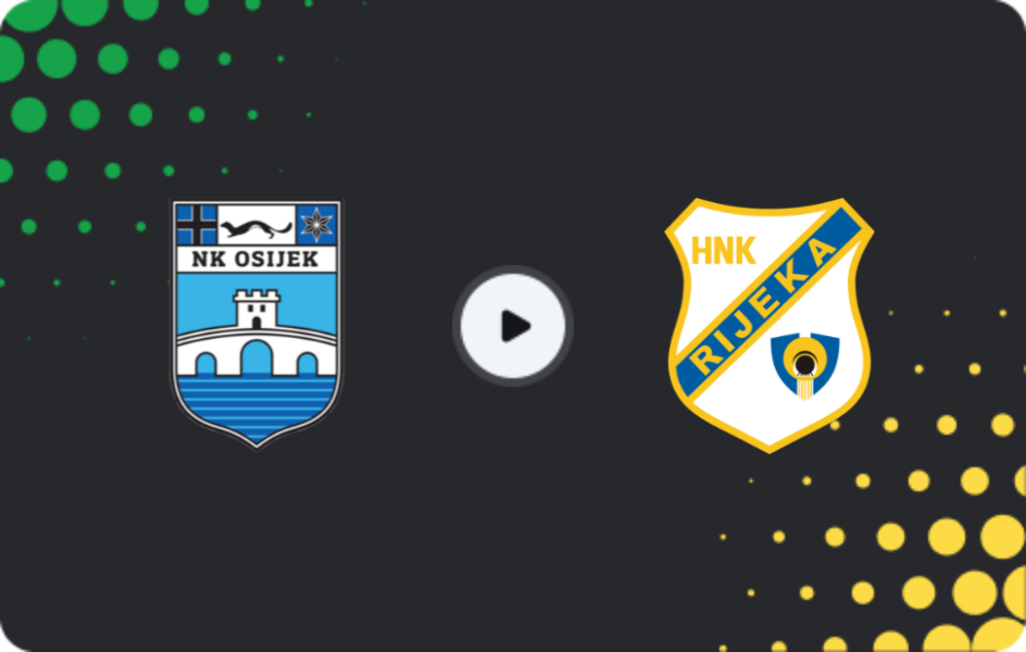 Де дивитися Осієк - Рієка, ХНЛ, 31.01.2026