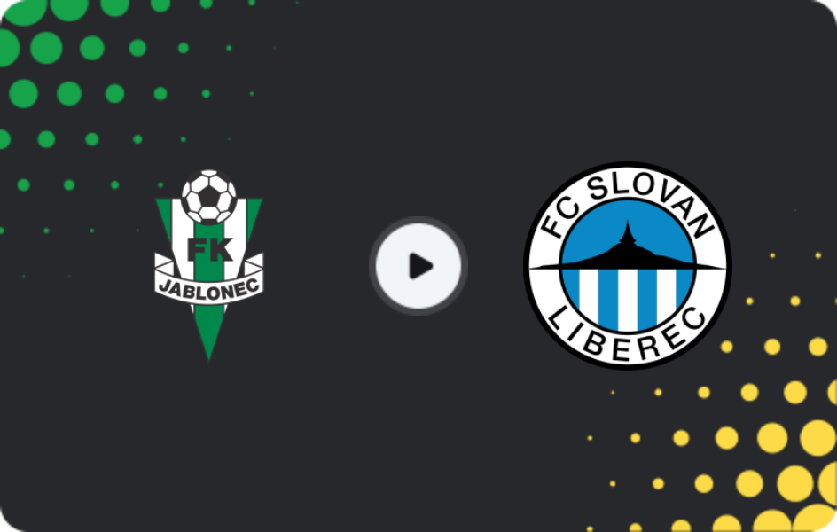 Де дивитися Яблонець - Слован Ліберець, Перша Ліга, 25.04.2026