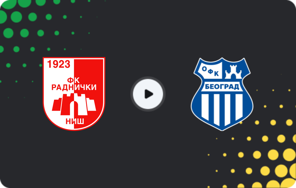 Де дивитися Раднічкі НІС - ОФК Белград, Суперліга, 04.04.2026