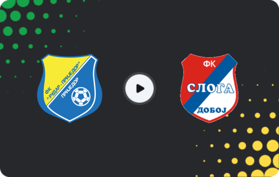 Де дивитися Рудар Прієдор - Слога Добой, Прем'єр-ліга, 04.04.2026