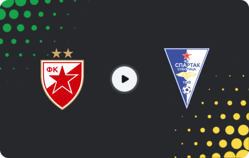 Де дивитися Црвена Звезда - Спартак Суботиця, Суперліга, 08.04.2026