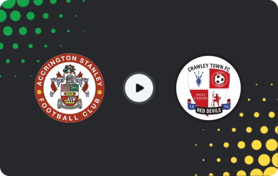 Де дивитися Аккрінгтон Стенлі - Кроулі Таун, Ліга Два, 25.04.2026