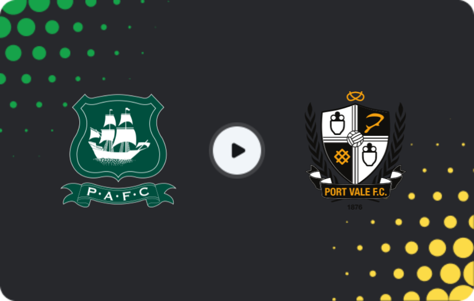 Де дивитися Плімут Аргайл - Порт Вейл, Ліга Один, 25.04.2026