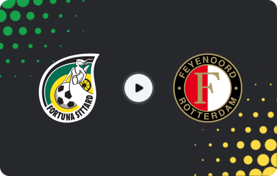 Де дивитися Фортуна Сіттард - Феєноорд, Ередивізі, 03.05.2026