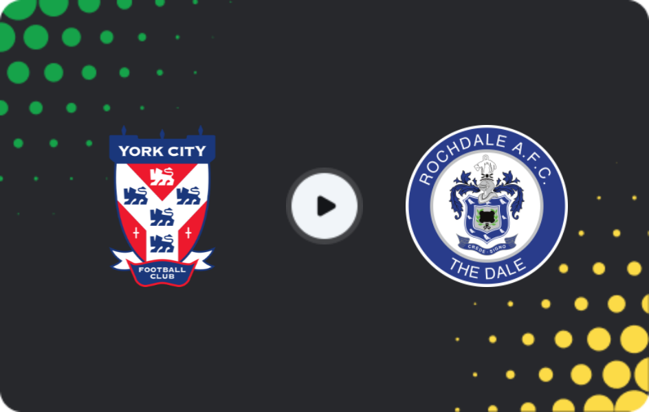 Де дивитися Йорк Сіті - Рочдейл, Національна ліга, 11.11.2025