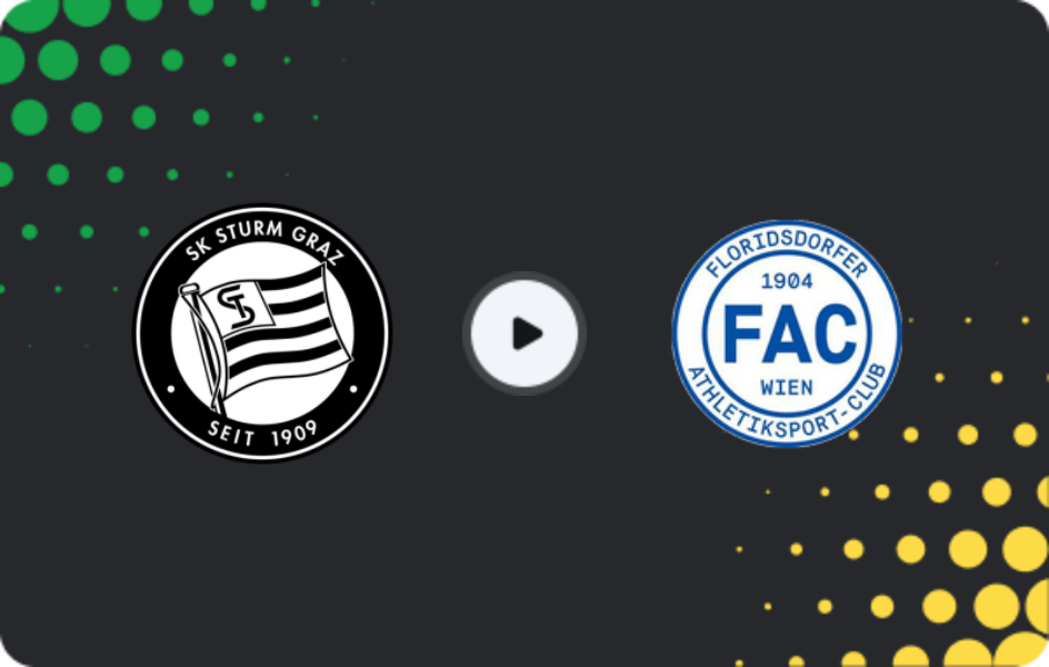 Де дивитися Штурм Грац II - Флорідсдорфер, 2-а Бундесліга, 30.08.2025