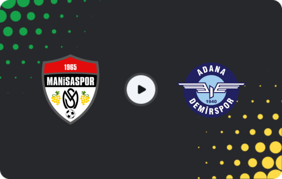 Де дивитися Маніса - Адана Демірспор, Перша ліга TFF, 21.11.2025