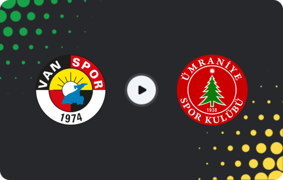 Де дивитися Ванспор - Умранієспор, Перша ліга TFF, 14.12.2025