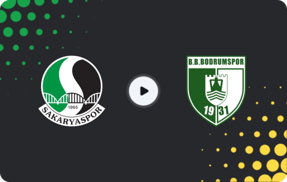 Де дивитися Сакарьяспор - Бодрумспор, Перша ліга TFF, 25.01.2026