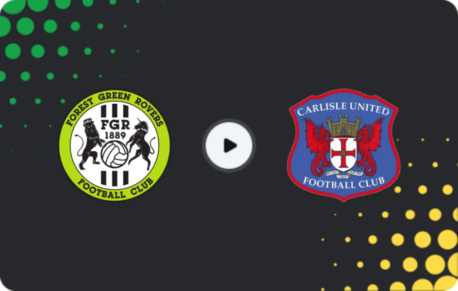 Де дивитися Форест Грін - Карлайл Юнайтед, Національна ліга, 14.02.2026