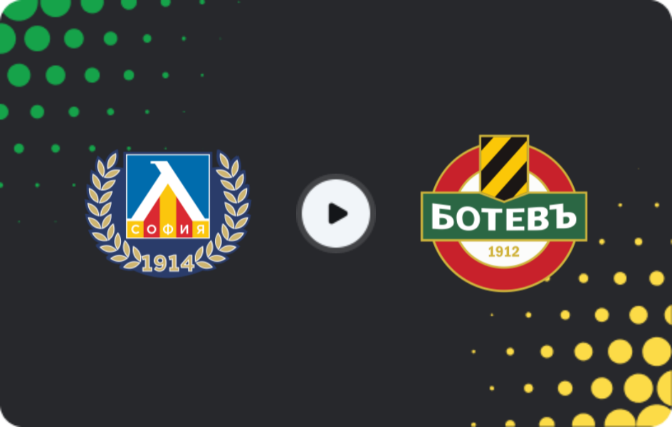 Де дивитися Левські Софія - Ботев Пловдив, Перша ліга, 14.02.2026