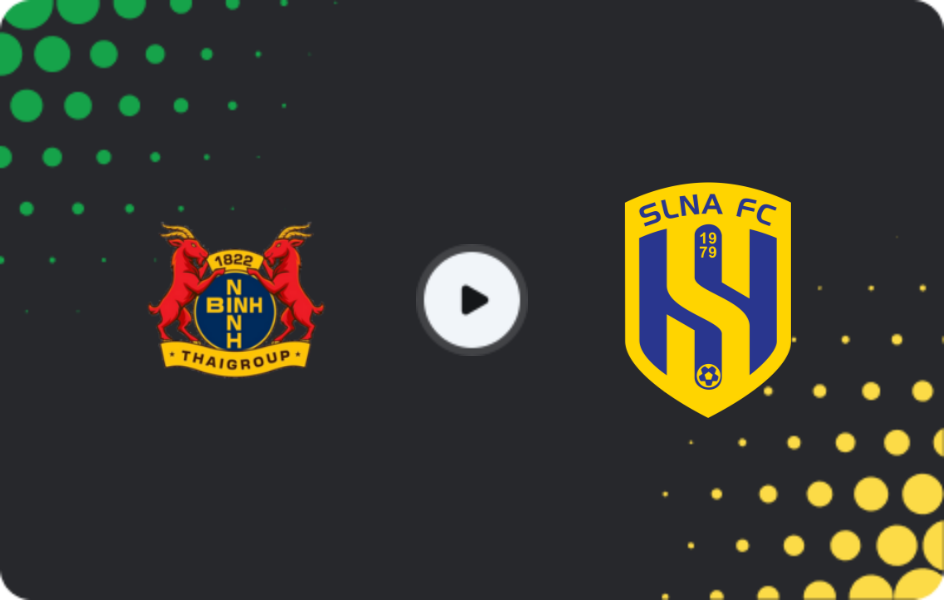 Де дивитися Нінь Бінь ФК - СЛНА, В.Ліга 1, 05.11.2025