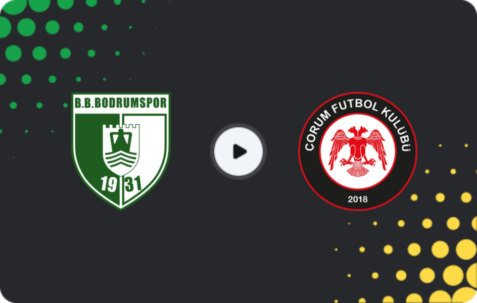 Де дивитися Бодрумспор - Чорум, Перша ліга TFF, 30.11.2025