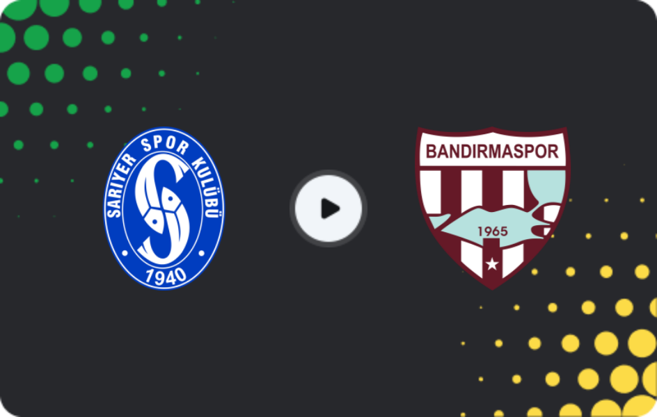 Де дивитися Сарієр - Бандирмаспор, Перша ліга TFF, 30.11.2025