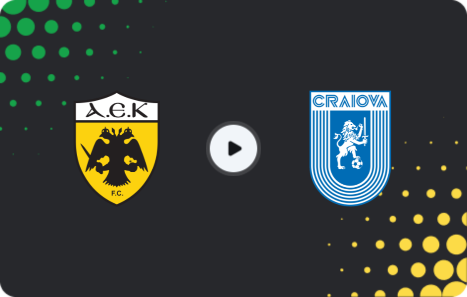 Де дивитися АЕК Афіни - Університатя Крайова, Ліга конференцій, 18.12.2025