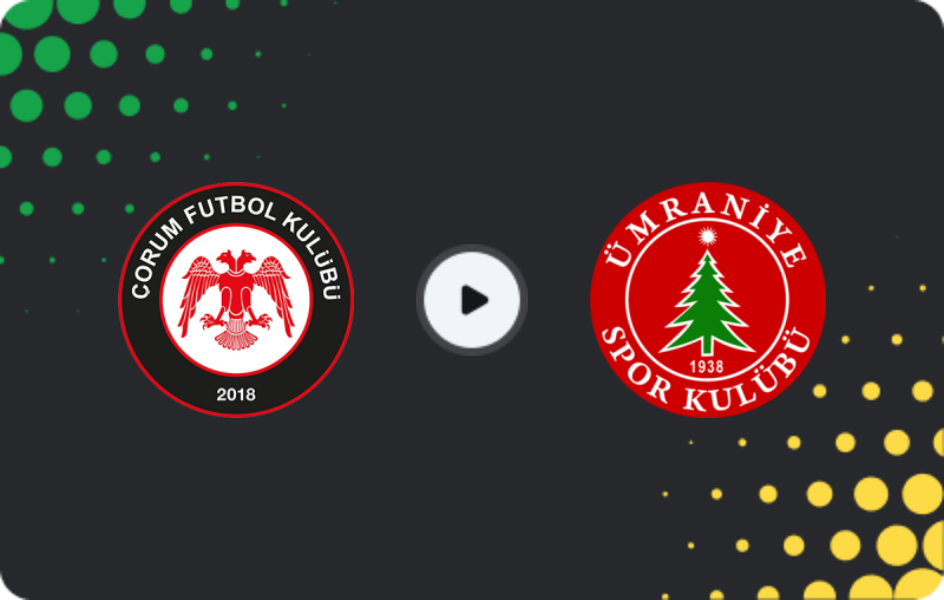 Де дивитися Чорум - Умранієспор, Перша ліга ТФФ, 22.02.2026