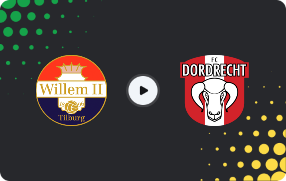 Де дивитися Віллем II - Дордрехт, Кубок KNVB, 30.10.2025