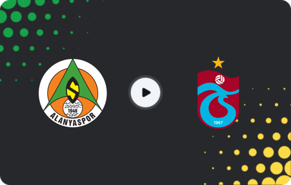 Де дивитися Аланьяспор - Трабзонспор, Суперліга, 12.04.2026